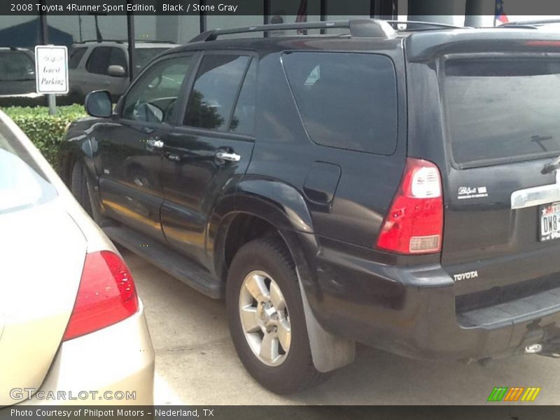 Black / Stone Gray 2008 Toyota 4Runner Sport Edition