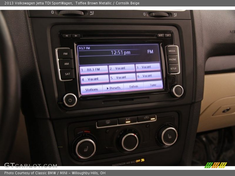 Toffee Brown Metallic / Cornsilk Beige 2013 Volkswagen Jetta TDI SportWagen