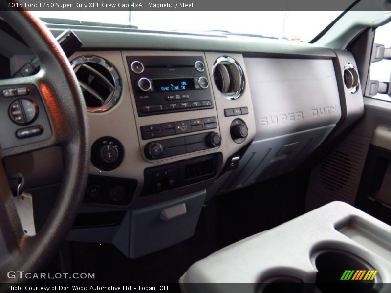 Magnetic / Steel 2015 Ford F250 Super Duty XLT Crew Cab 4x4