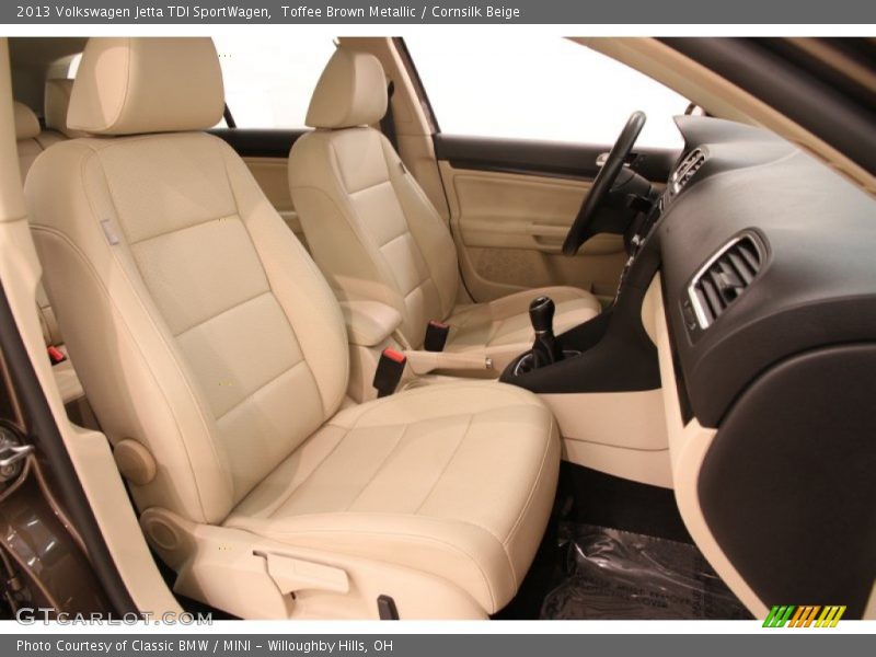 Toffee Brown Metallic / Cornsilk Beige 2013 Volkswagen Jetta TDI SportWagen