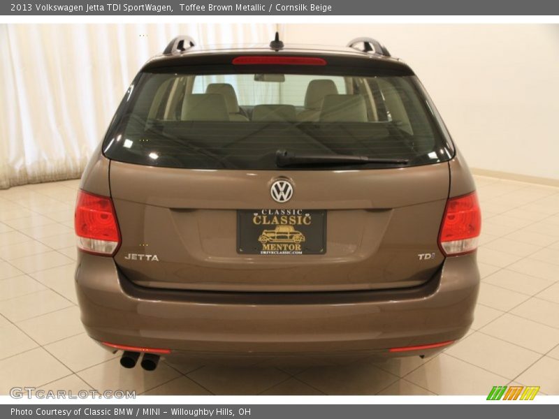 Toffee Brown Metallic / Cornsilk Beige 2013 Volkswagen Jetta TDI SportWagen