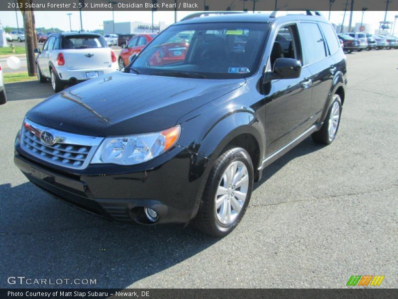 Obsidian Black Pearl / Black 2013 Subaru Forester 2.5 X Limited