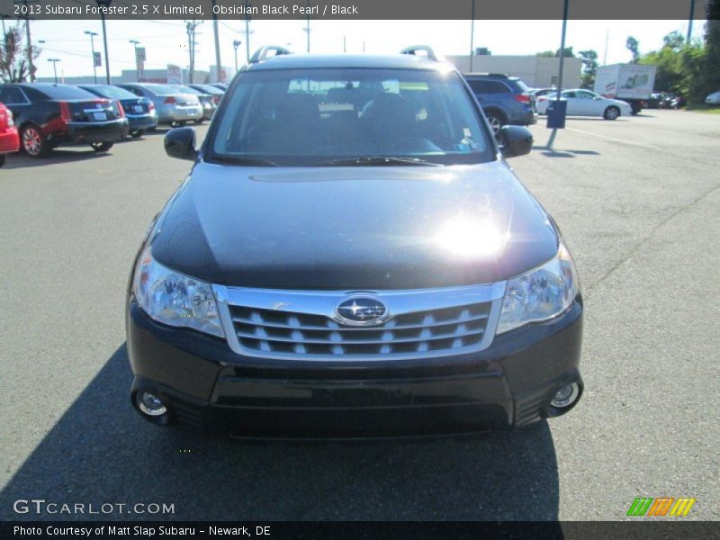 Obsidian Black Pearl / Black 2013 Subaru Forester 2.5 X Limited