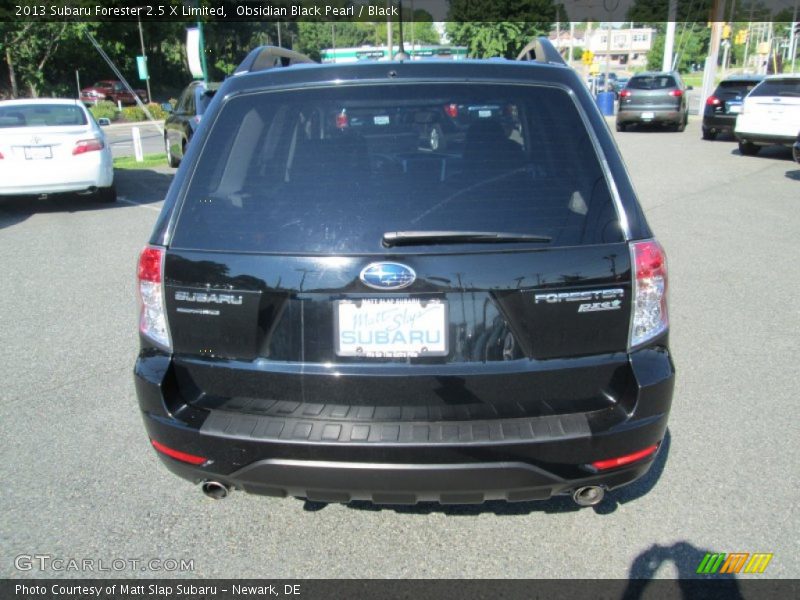 Obsidian Black Pearl / Black 2013 Subaru Forester 2.5 X Limited