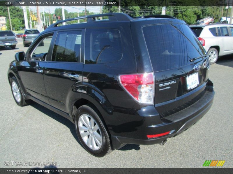 Obsidian Black Pearl / Black 2013 Subaru Forester 2.5 X Limited