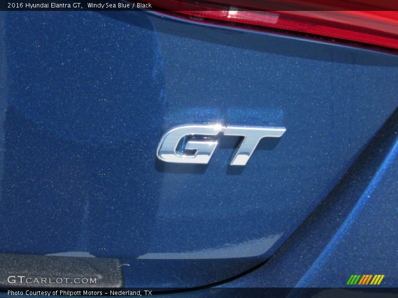 Windy Sea Blue / Black 2016 Hyundai Elantra GT