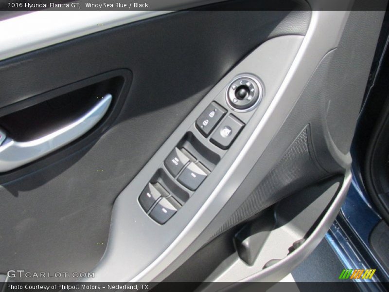 Windy Sea Blue / Black 2016 Hyundai Elantra GT