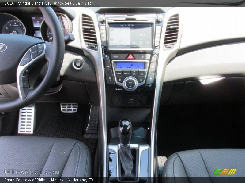 Windy Sea Blue / Black 2016 Hyundai Elantra GT