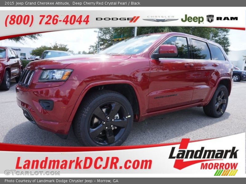 Deep Cherry Red Crystal Pearl / Black 2015 Jeep Grand Cherokee Altitude