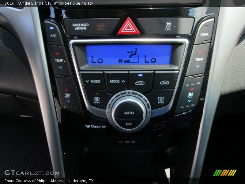 Windy Sea Blue / Black 2016 Hyundai Elantra GT