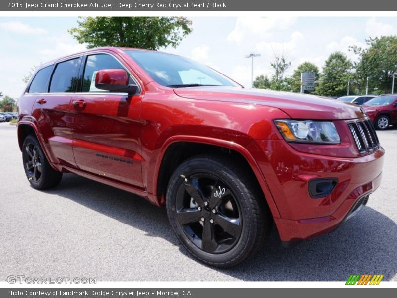 Deep Cherry Red Crystal Pearl / Black 2015 Jeep Grand Cherokee Altitude