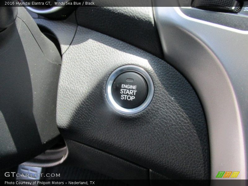 Windy Sea Blue / Black 2016 Hyundai Elantra GT