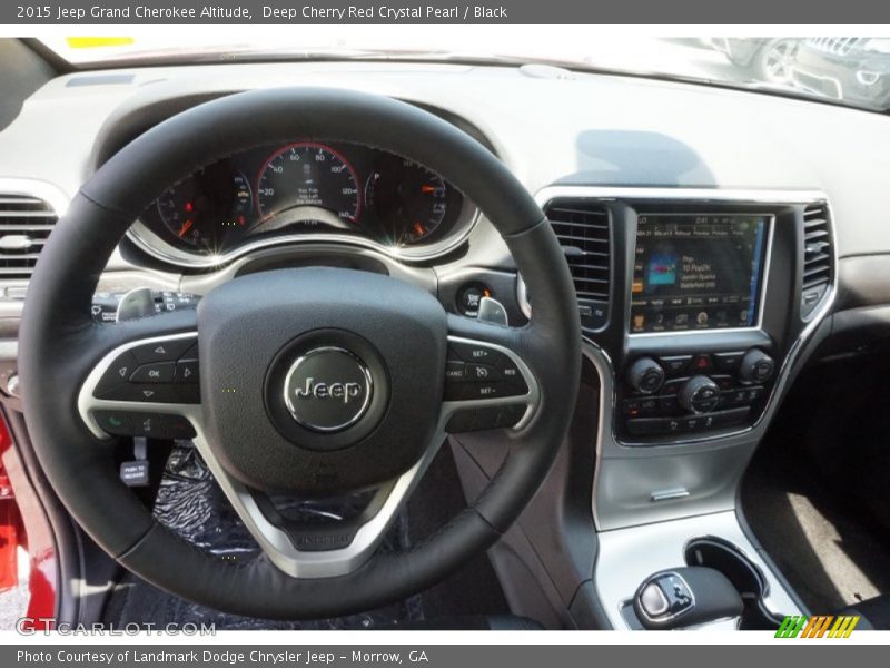 Deep Cherry Red Crystal Pearl / Black 2015 Jeep Grand Cherokee Altitude