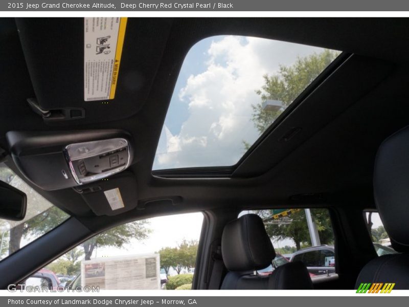 Deep Cherry Red Crystal Pearl / Black 2015 Jeep Grand Cherokee Altitude