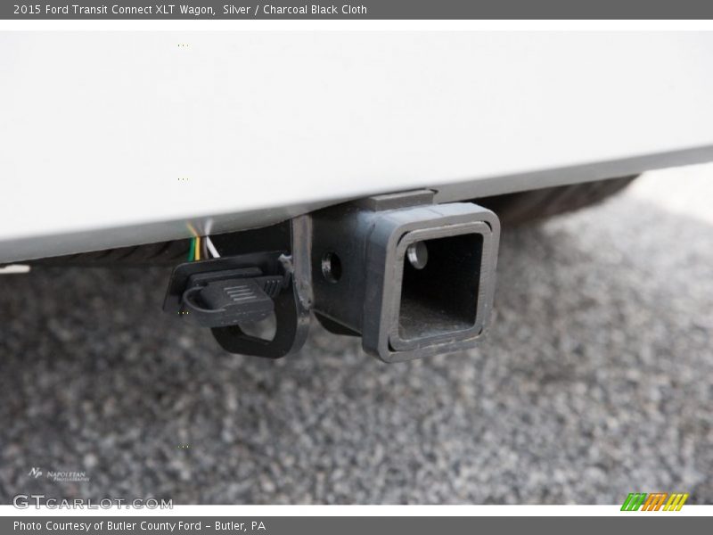 Silver / Charcoal Black Cloth 2015 Ford Transit Connect XLT Wagon