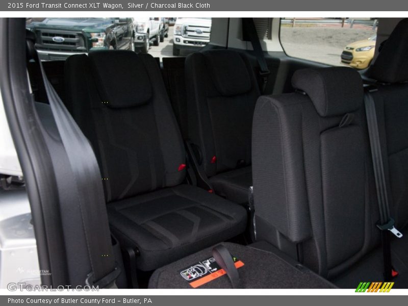 Silver / Charcoal Black Cloth 2015 Ford Transit Connect XLT Wagon