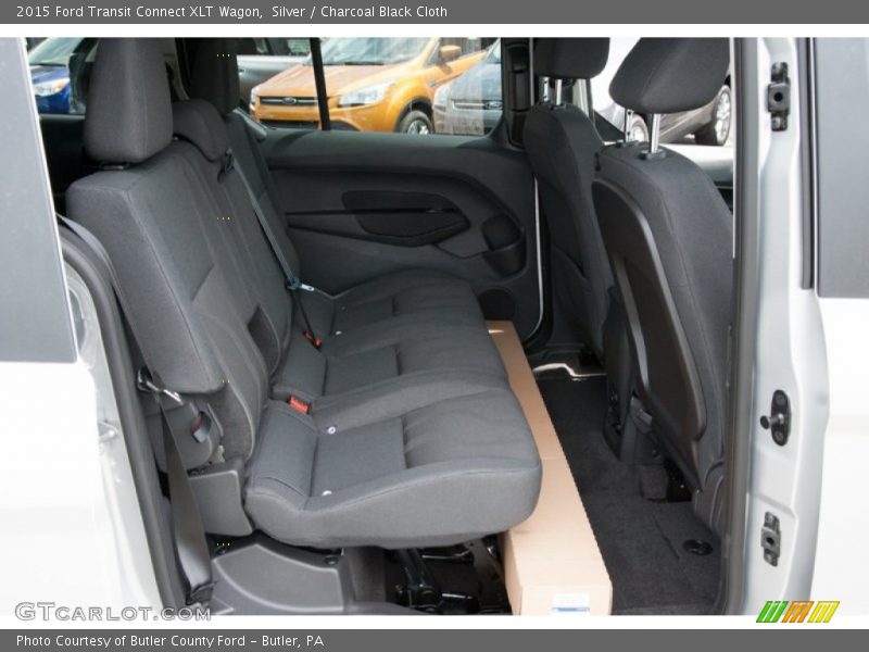Silver / Charcoal Black Cloth 2015 Ford Transit Connect XLT Wagon