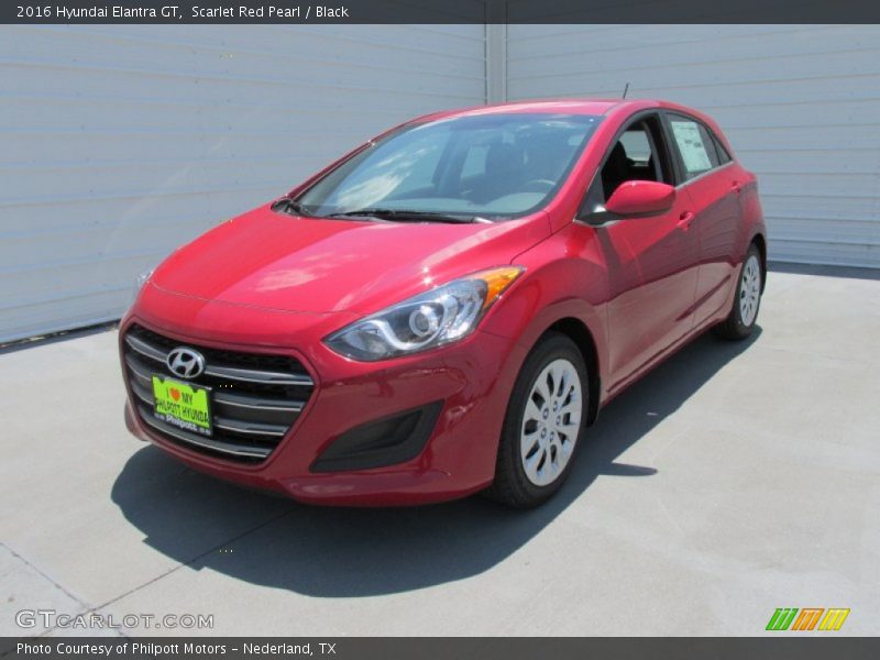 Scarlet Red Pearl / Black 2016 Hyundai Elantra GT