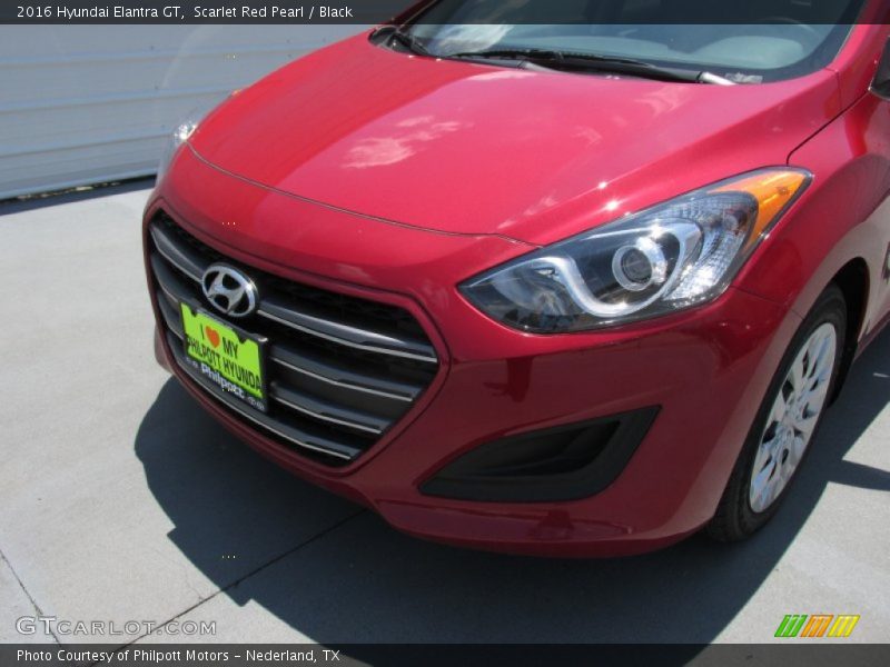 Scarlet Red Pearl / Black 2016 Hyundai Elantra GT