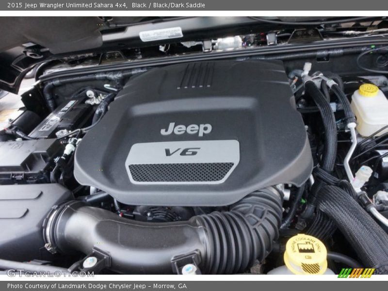 Black / Black/Dark Saddle 2015 Jeep Wrangler Unlimited Sahara 4x4