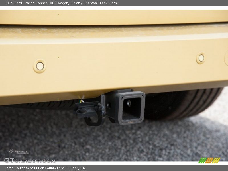 Solar / Charcoal Black Cloth 2015 Ford Transit Connect XLT Wagon