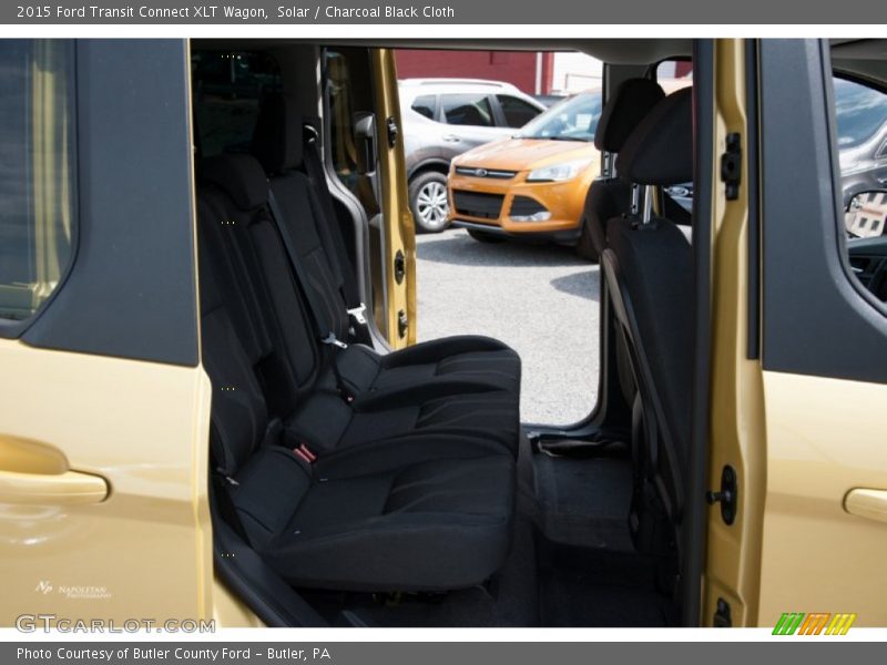 Solar / Charcoal Black Cloth 2015 Ford Transit Connect XLT Wagon