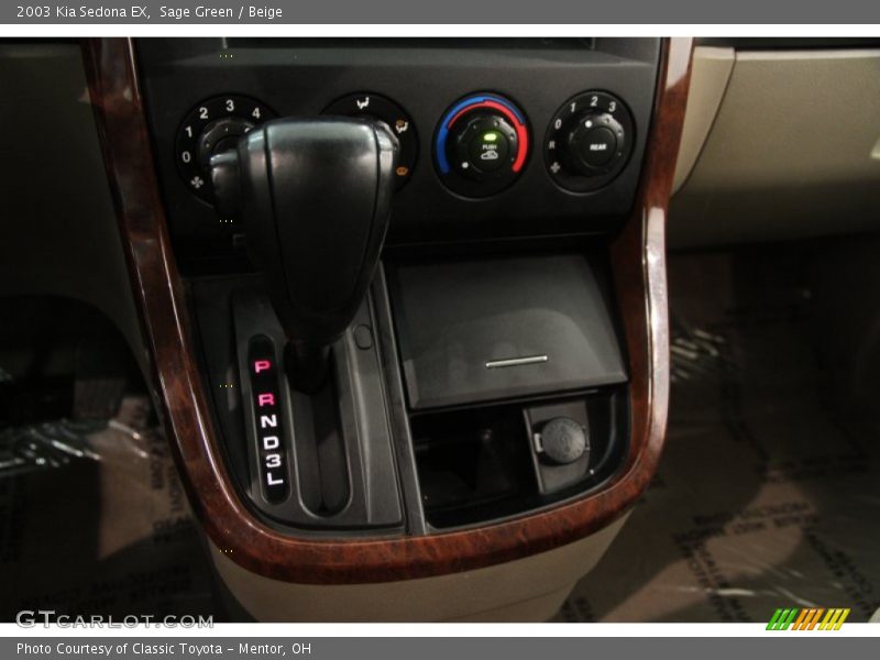 Sage Green / Beige 2003 Kia Sedona EX