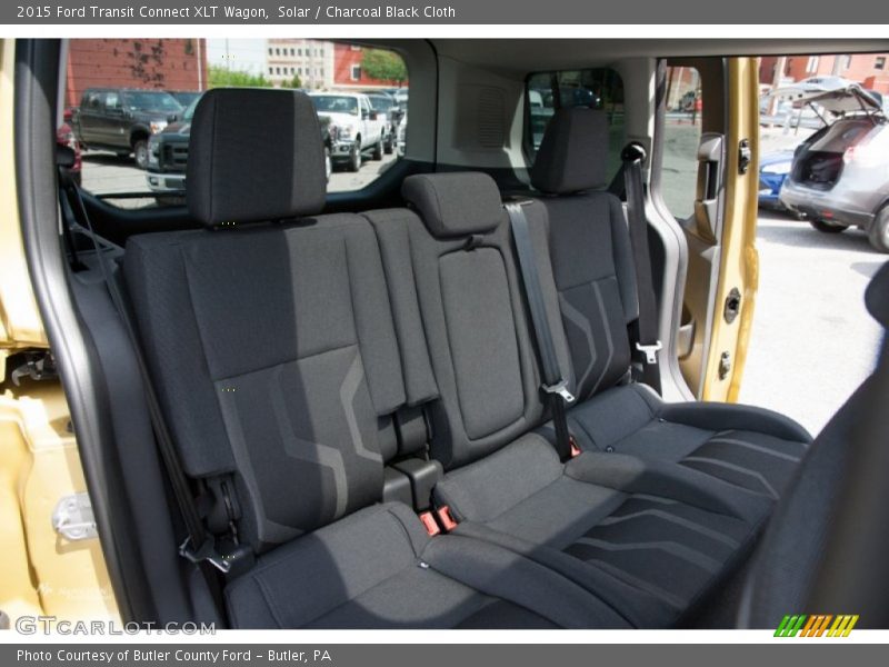Solar / Charcoal Black Cloth 2015 Ford Transit Connect XLT Wagon