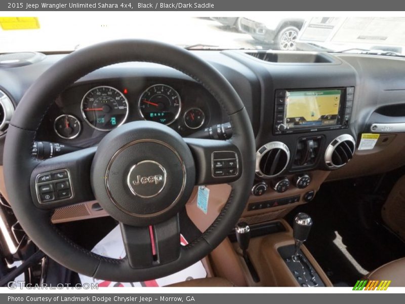 Black / Black/Dark Saddle 2015 Jeep Wrangler Unlimited Sahara 4x4