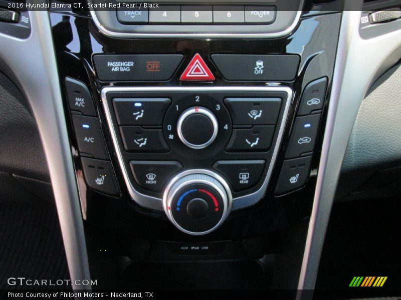 Scarlet Red Pearl / Black 2016 Hyundai Elantra GT