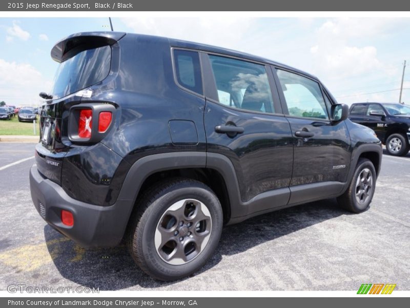 Black / Black 2015 Jeep Renegade Sport