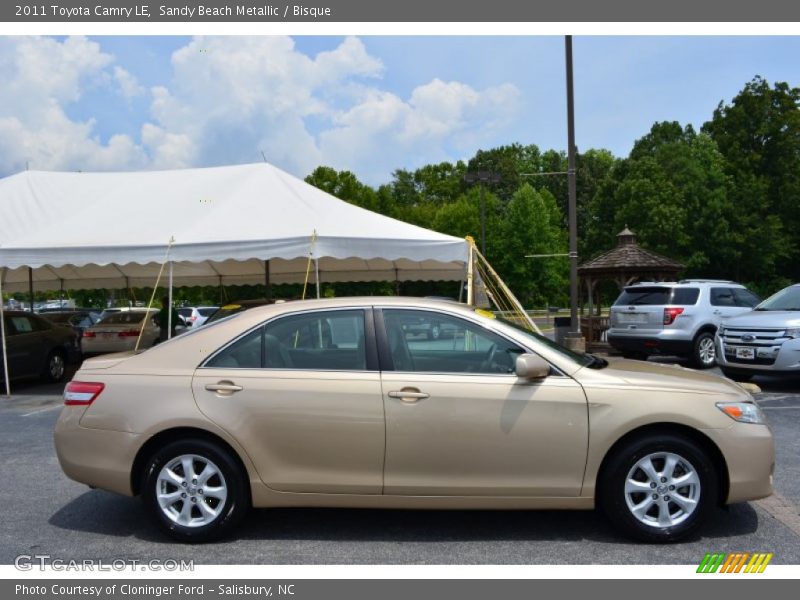 Sandy Beach Metallic / Bisque 2011 Toyota Camry LE