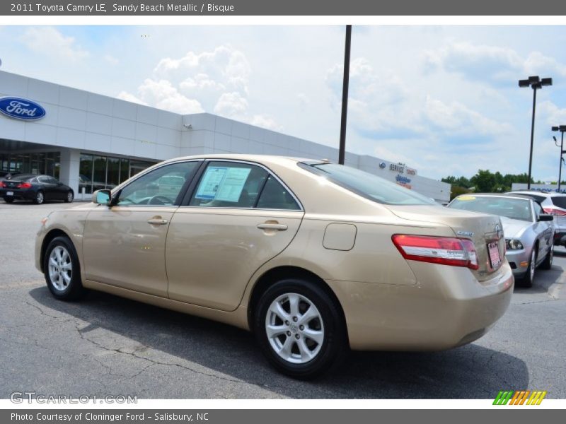 Sandy Beach Metallic / Bisque 2011 Toyota Camry LE