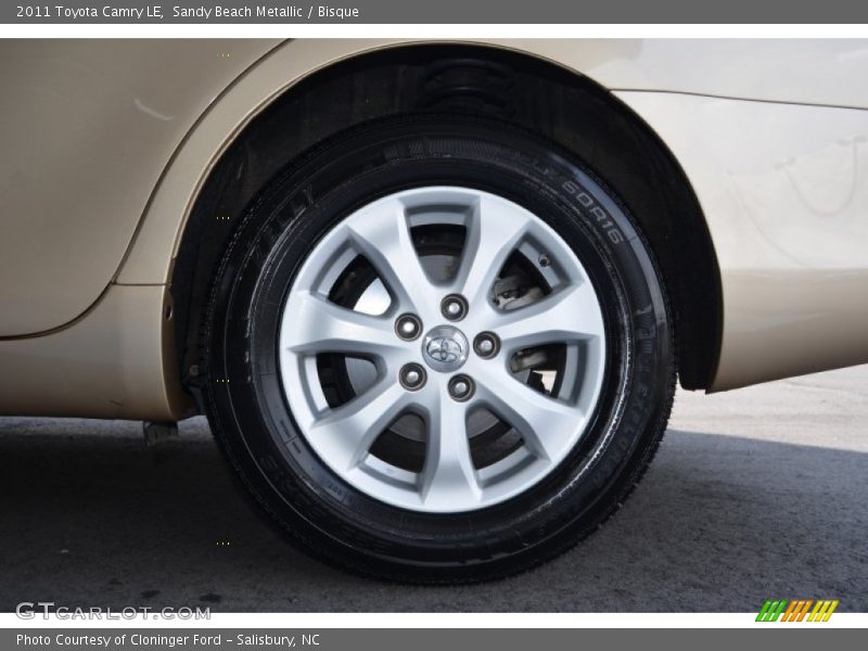 Sandy Beach Metallic / Bisque 2011 Toyota Camry LE