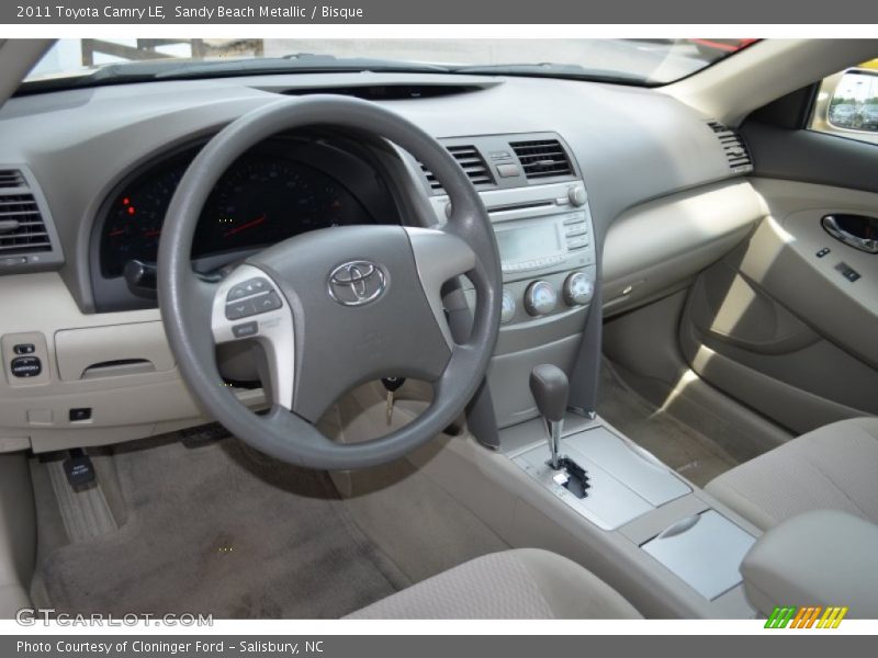 Sandy Beach Metallic / Bisque 2011 Toyota Camry LE