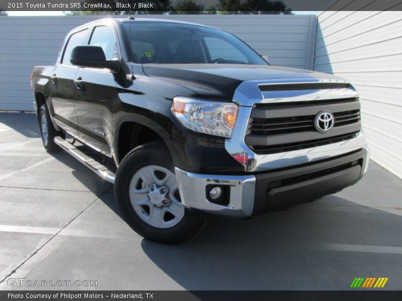 Black / Black 2015 Toyota Tundra SR5 CrewMax