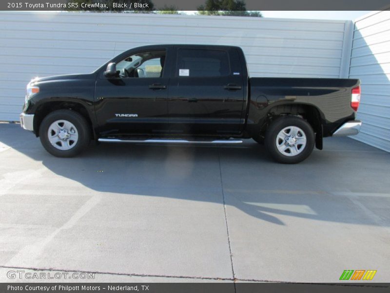 Black / Black 2015 Toyota Tundra SR5 CrewMax