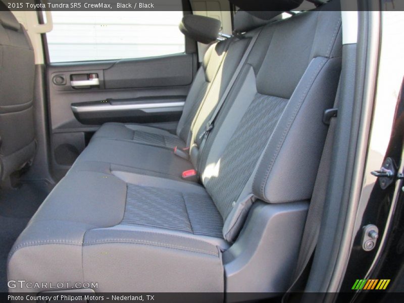Rear Seat of 2015 Tundra SR5 CrewMax