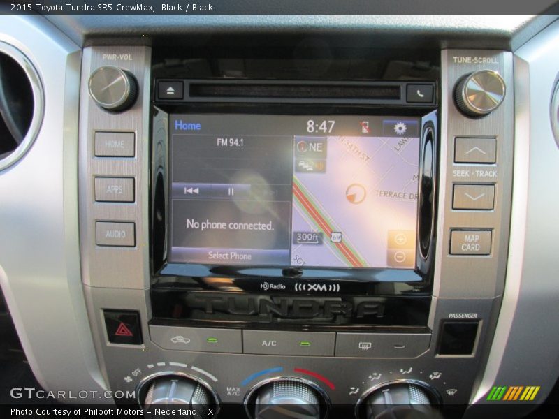 Navigation of 2015 Tundra SR5 CrewMax