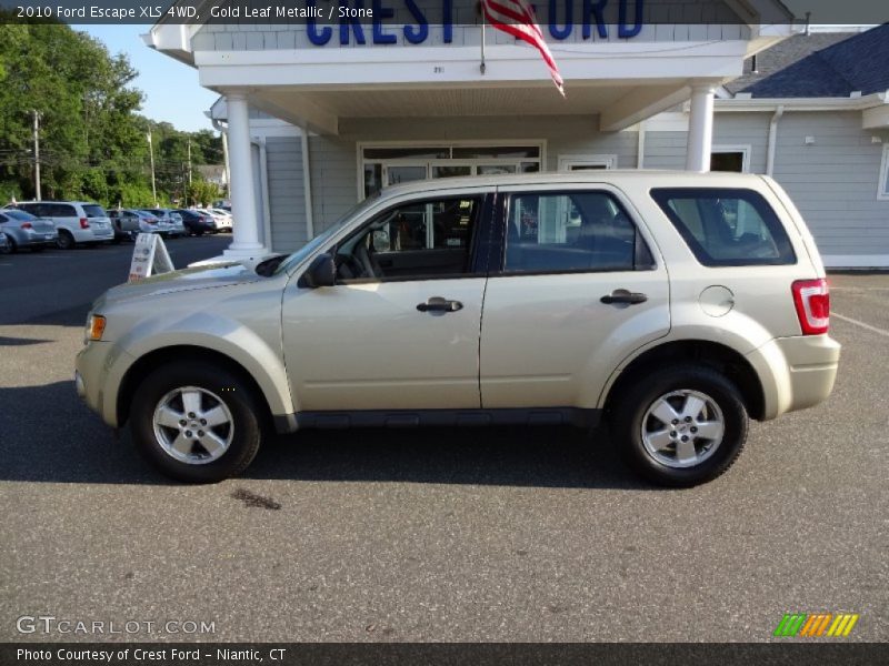 Gold Leaf Metallic / Stone 2010 Ford Escape XLS 4WD
