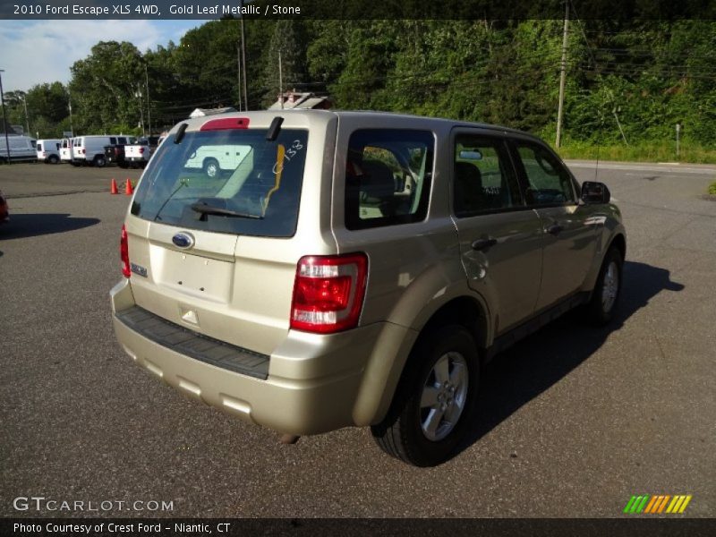 Gold Leaf Metallic / Stone 2010 Ford Escape XLS 4WD