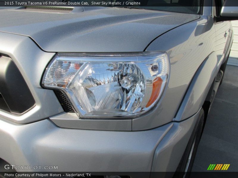 Silver Sky Metallic / Graphite 2015 Toyota Tacoma V6 PreRunner Double Cab