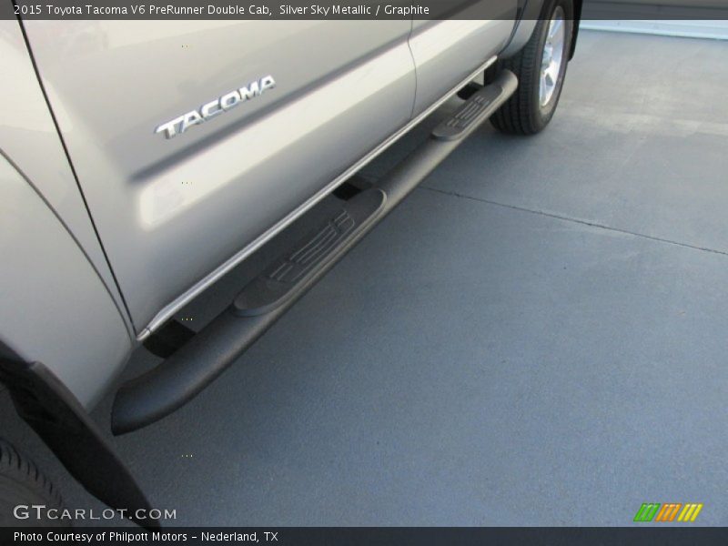 Silver Sky Metallic / Graphite 2015 Toyota Tacoma V6 PreRunner Double Cab