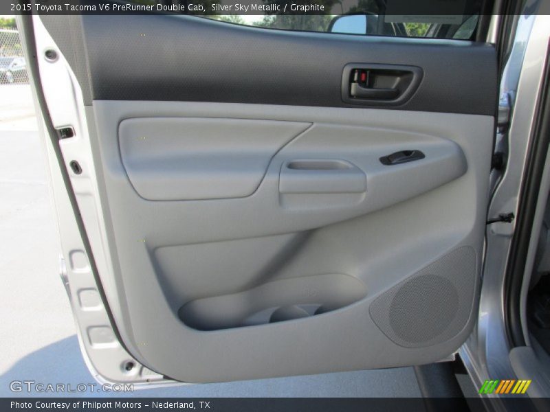 Silver Sky Metallic / Graphite 2015 Toyota Tacoma V6 PreRunner Double Cab