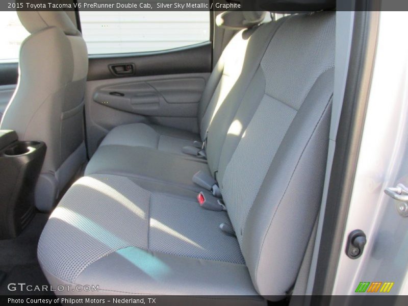 Silver Sky Metallic / Graphite 2015 Toyota Tacoma V6 PreRunner Double Cab