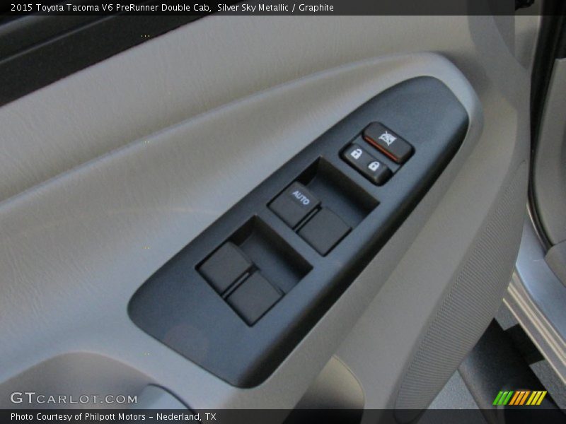 Silver Sky Metallic / Graphite 2015 Toyota Tacoma V6 PreRunner Double Cab