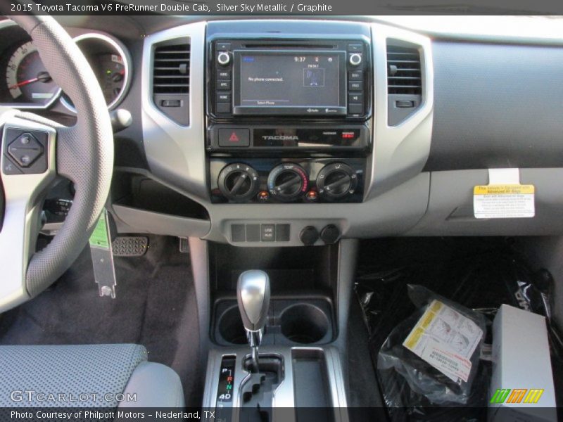 Silver Sky Metallic / Graphite 2015 Toyota Tacoma V6 PreRunner Double Cab