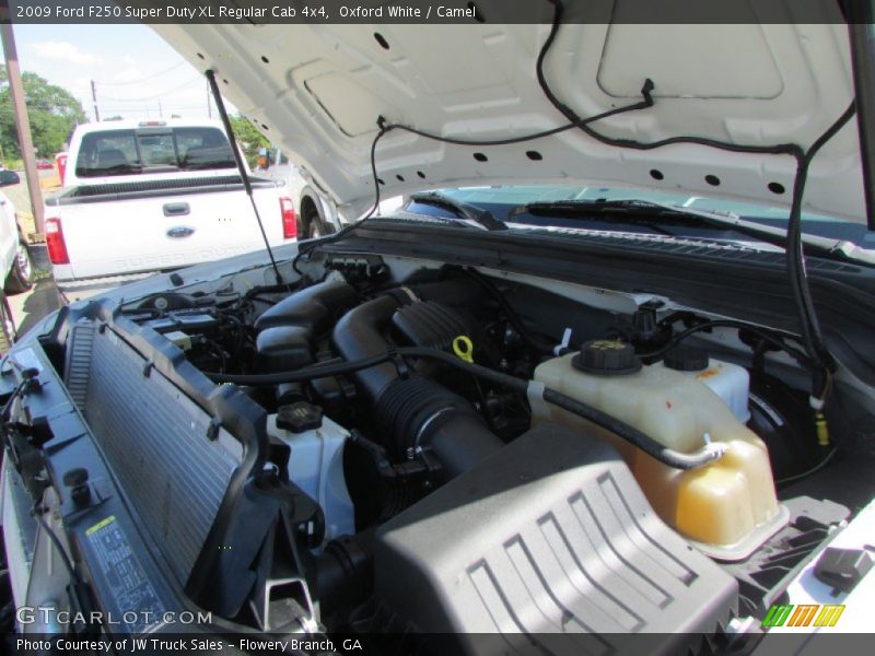 Oxford White / Camel 2009 Ford F250 Super Duty XL Regular Cab 4x4