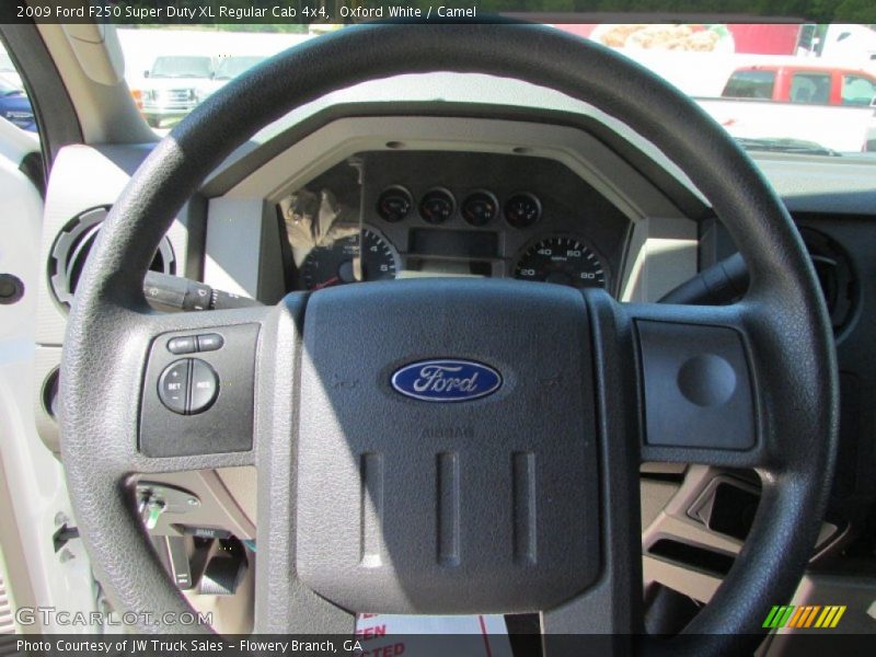 Oxford White / Camel 2009 Ford F250 Super Duty XL Regular Cab 4x4
