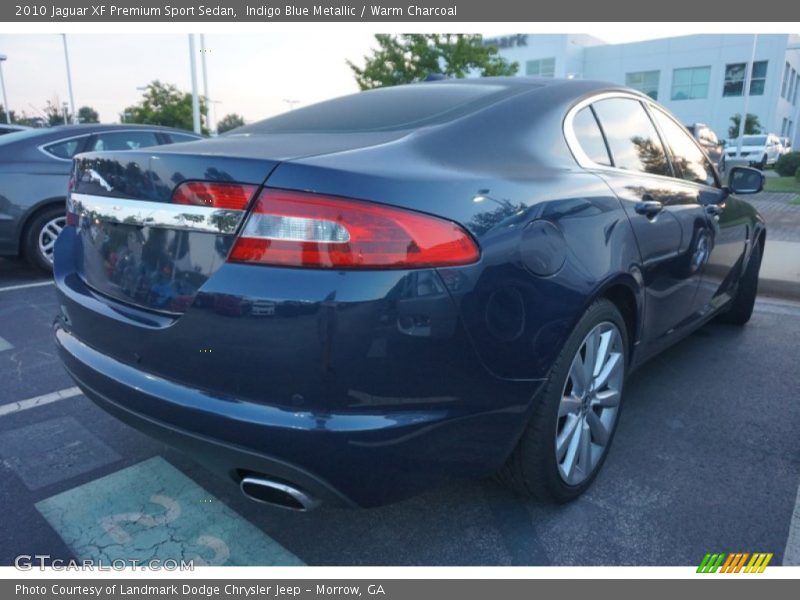 Indigo Blue Metallic / Warm Charcoal 2010 Jaguar XF Premium Sport Sedan